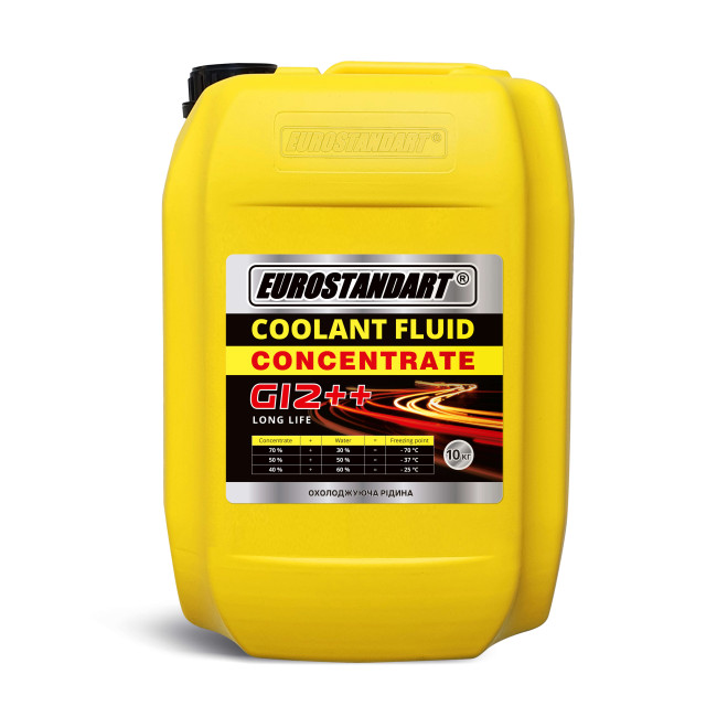 Охолоджувальна рідина EUROSTANDART COOLANT FLUID G12++ CONCENTRATE